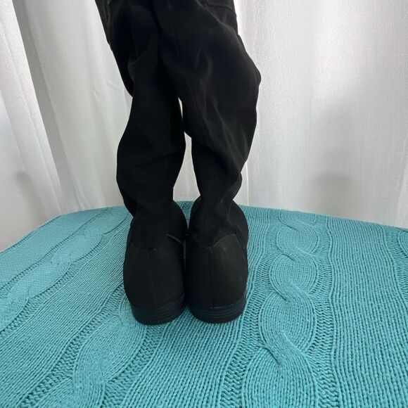Style & Co Women's Faux Suede Kelimae Tall Riding Boots Black Size 9.5 NWOT - Picture 6 of 8